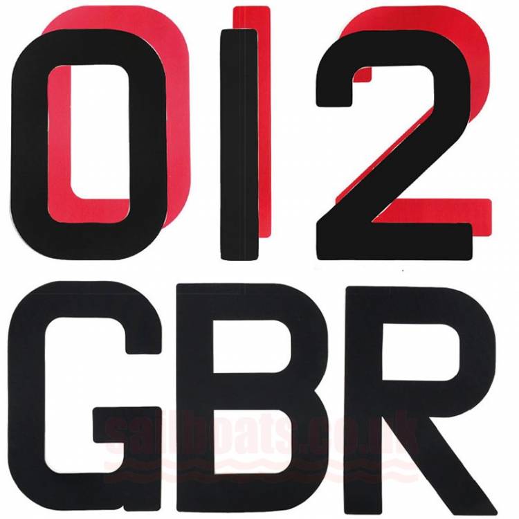 300mm Dinghy Sail Numbers Cygnus Sails