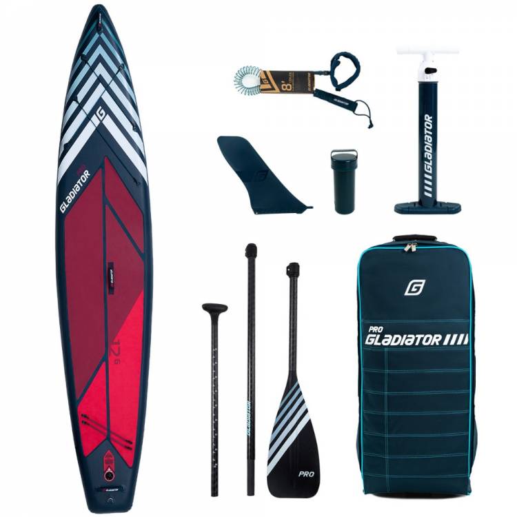 Gladiator Pro 12'6" S Stand Up Paddle Board 2023 Complete Package