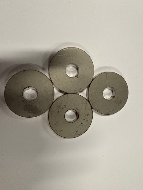Heavy Duty Stainless Steel Laser Cut Washers - A2 - Dia 45mm x 5mm - M10 Hole