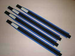 Laser Stratos Padded Toe Straps - Super Stick Pro - Rubber Backed - Full Set