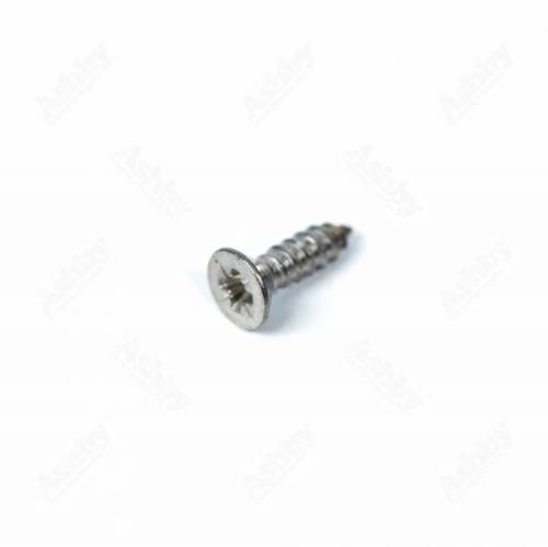 Stainless Steel - A4 - Number 10 - 25mm - Countersunk Screws - Pozzi Head
