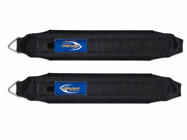 OK 100mm Wide Padded Toe Straps - Standard - No Rubber Grip